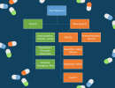 Opioid Pain Relievers include medications such as hydrocodone and oxycodone. Non opioid pain relievers include medications like NSAIDs and acetaminophen.
