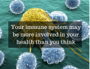 Your immune system may be more involved in your health than you think